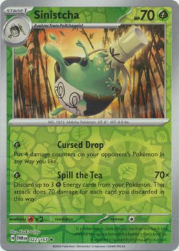 Sinistcha : TWILIGHT MASQUERADE (Reverse holo) - 022/167