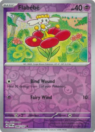 Flabebe : TWILIGHT MASQUERADE (Reverse holo) - 086/167 - Lockett Labs UK