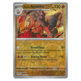 Hisuian Arcanine : TWILIGHT MASQUERADE (Reverse holo) - 100/167