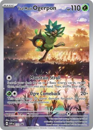 Teal Mask Ogerpon : PROMO (Sealed) - SVP123 - Lockett Labs UK