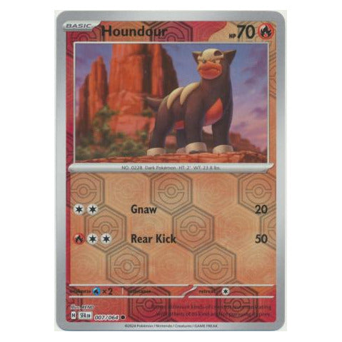 Houndour : SHROUDED FABLE (Reverse holo) - 007/064