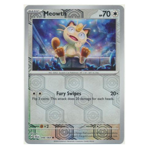 Meowth : SHROUDED FABLE (Reverse holo) - 048/064