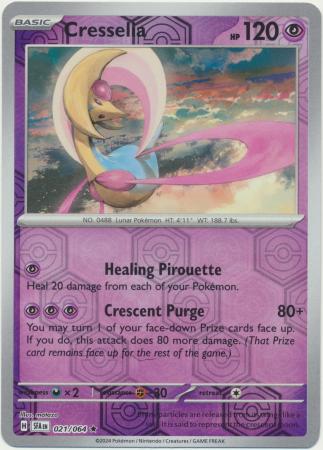 Cresselia : SHROUDED FABLE (Reverse holo) - 021/064