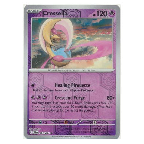 Cresselia : SHROUDED FABLE (Reverse holo) - 021/064
