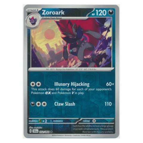 Zoroark : SHROUDED FABLE (Reverse holo) - 032/064