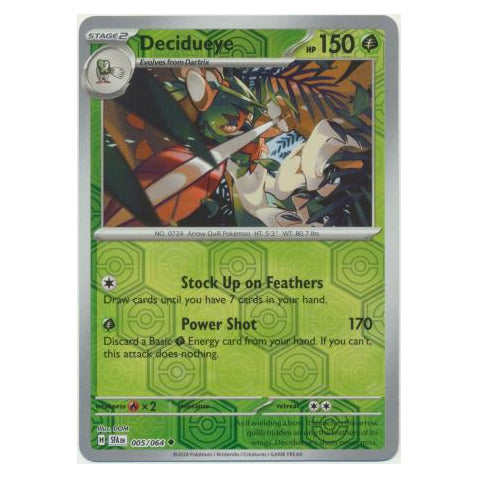 Decidueye : SHROUDED FABLE (Reverse holo) - 005/064