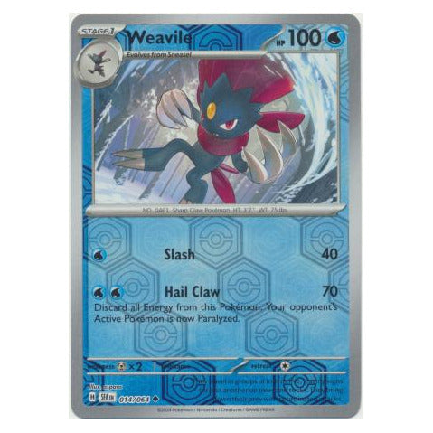 Weavile : SHROUDED FABLE (Reverse holo) - 014/064