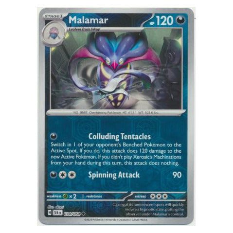 Malamar : SHROUDED FABLE (Reverse holo) - 034/064