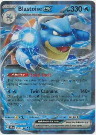 Blastoise ex : STELLAR CROWN - 030/142 - Lockett Labs UK