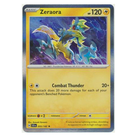 Zeraora : STELLAR CROWN (Holo) - 055/142