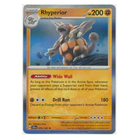 Rhyperior : STELLAR CROWN (Holo) - 076/142