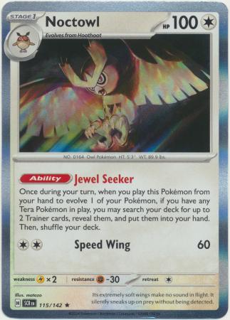 Noctowl : STELLAR CROWN (Holo) - 115/142 - Lockett Labs UK