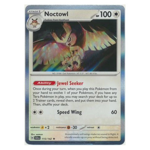 Noctowl : STELLAR CROWN (Holo) - 115/142