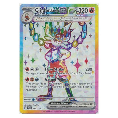 Cinderace ex : STELLAR CROWN - 157/142