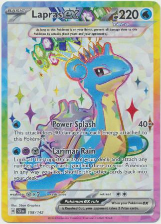 Lapras ex : STELLAR CROWN - 158/142