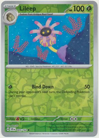 Lileep : STELLAR CROWN (Reverse holo) - 005/142 - Lockett Labs UK
