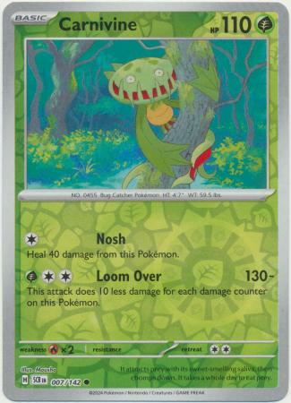 Carnivine : STELLAR CROWN (Reverse holo) - 007/142 - Lockett Labs UK