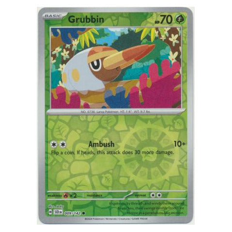 Grubbin : STELLAR CROWN (Reverse holo) - 009/142