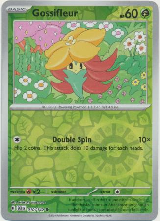 Gossifleur : STELLAR CROWN (Reverse holo) - 010/142 - Lockett Labs UK