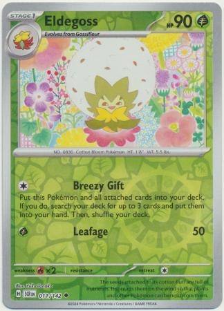 Eldegoss : STELLAR CROWN (Reverse holo) - 011/142 - Lockett Labs UK