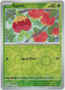Applin : STELLAR CROWN (Reverse holo) - 012/142