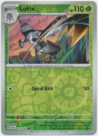Lokix : STELLAR CROWN (Reverse holo) - 016/142 - Lockett Labs UK