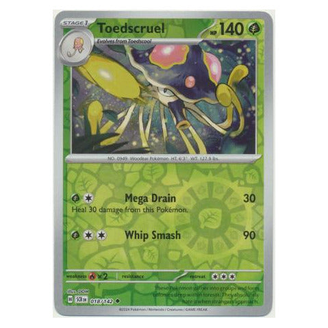 Toedscruel : STELLAR CROWN (Reverse holo) - 018/142