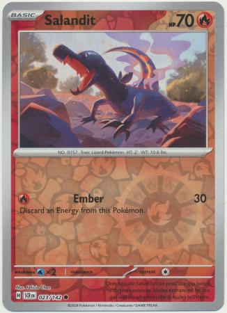 Salandit : STELLAR CROWN (Reverse holo) - 023/142 | Lockett Labs UK Salandit : STELLAR CROWN (Reverse holo) - 023/142 | Lockett Labs UK