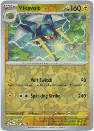 Vikavolt : STELLAR CROWN (Reverse holo) - 053/142 - Lockett Labs UK