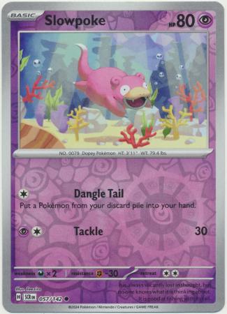 Slowpoke : STELLAR CROWN (Reverse holo) - 057/142 - Lockett Labs UK