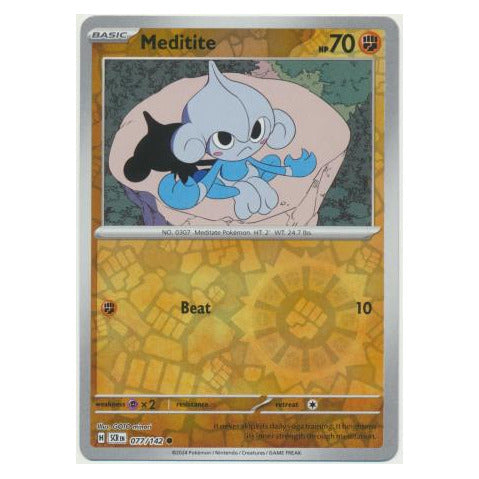 Meditite : STELLAR CROWN (Reverse holo) - 077/142