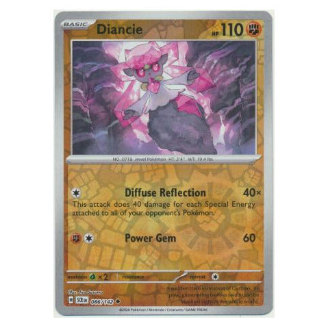 Diancie : STELLAR CROWN (Reverse holo) - 086/142