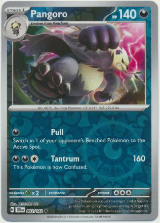 Pangoro : STELLAR CROWN (Reverse holo) - 093/142 - Lockett Labs UK