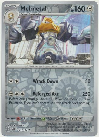 Melmetal : STELLAR CROWN (Reverse holo) - 104/142 - Lockett Labs UK
