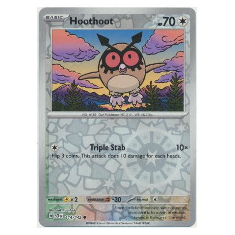 Hoothoot : STELLAR CROWN (Reverse holo) - 114/142