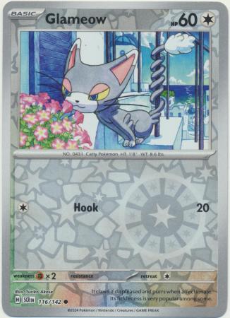 Glameow : STELLAR CROWN (Reverse holo) - 116/142 - Lockett Labs UK