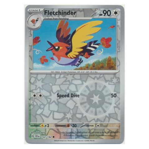 Fletchinder : STELLAR CROWN (Reverse holo) - 122/142