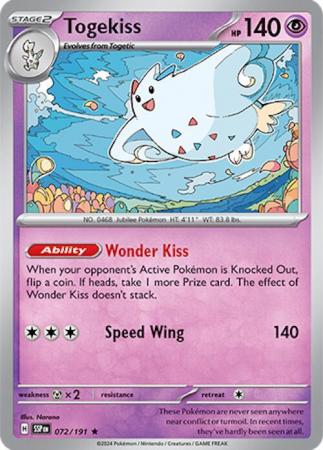 Togekiss : SURGING SPARKS (Holo) - 072/191