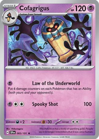 Cofagrigus : SURGING SPARKS (Holo) - 083/191