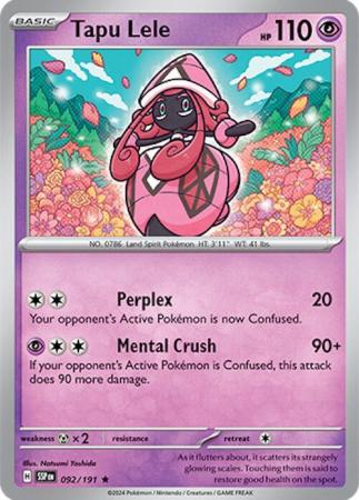 Tapu Lele : SURGING SPARKS (Holo) - 092/191