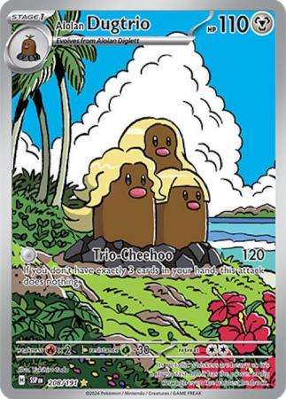 Alolan Dugtrio : SURGING SPARKS - 208/191