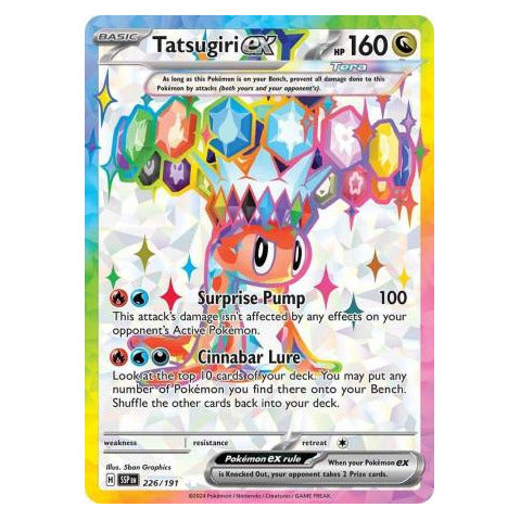 Tatsugiri ex : SURGING SPARKS - 226/191