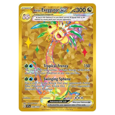 Alolan Exeggutor ex : SURGING SPARKS - 248/191
