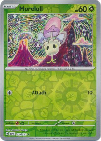 Morelull : SURGING SPARKS (Reverse holo) - 008/191