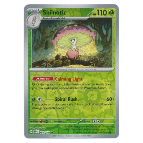 Shiinotic : SURGING SPARKS (Reverse holo) - 009/191