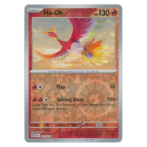 Ho-Oh : SURGING SPARKS (Reverse holo) - 019/191