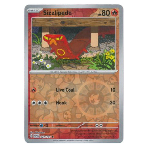 Sizzlipede : SURGING SPARKS (Reverse holo) - 027/191