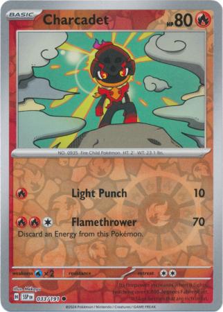 Charcadet : SURGING SPARKS (Reverse holo) - 033/191