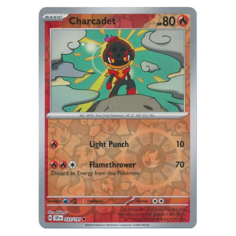 Charcadet : SURGING SPARKS (Reverse holo) - 033/191