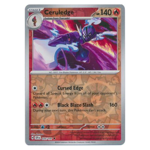 Ceruledge : SURGING SPARKS (Reverse holo) - 035/191